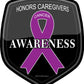 ProSticker 2523 (One) 4" Cancer Awareness Series Honors Caregiver Decal Sticker