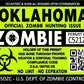 ProSticker 1246 (Two Pack) 3"x 4" Zombie Series Oklahoma Hunting License Permit Decal Sticker
