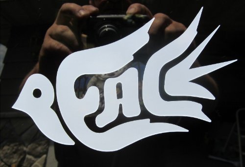 ProSticker 2100 (One) 4" X 6" Harmony Series Peace Symbol Dove Decal Sticker