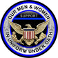 312 ProSticker (One) 4" Patriot Series"Support Our Men and Women In Uniform Under Oath" Thin Blue Line Support Decal Sticker