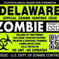 ProSticker 1218 (Two Pack) 3"x 4" Zombie Series Delaware Hunting License Permit Decal Sticker