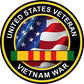 ProSticker 1070V (One) Patriot Series United States Veteran, Vietnam War Military Anchor Decal Sticker