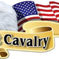 ProSticker 943 (One) 3" X 6" American Pride Series 1st Cavalry Bald Eagle Decal Sticker