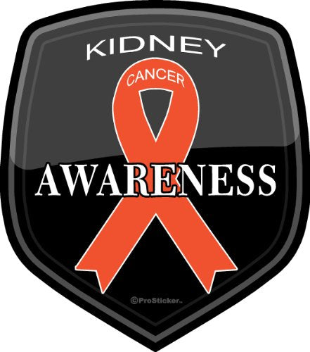 ProSticker 2501 (One) 4" Cancer Awareness Series Kidney Decal Sticker