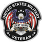 Coast Guard Veteran Decal USA Flag Eagle Military ProSticker 283