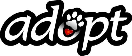 ProSticker 2148 (One) 3" X 7" Harmony Series Adopt Dog Cat Decal Sticker