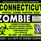 ProSticker 1217 (Two Pack) 3"x 4" Zombie Series Connecticut Hunting License Permit Decal Sticker