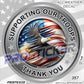 Supporting Our Troops Thank You Decal Patriotic Decal ProSticker 357