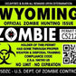 ProSticker 1260 (Two Pack) 3"x 4" Zombie Series Wyoming Hunting License Permit Decal Sticker