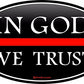 ProSticker 200 (One) 3.5" X 6" Patriot Series in God We Trust Red Line Support Decal Sticker
