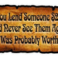 ProSticker 2171 3" X 7" Scroll Series Funny Wisdom Decal Sticker