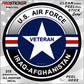 315 (One) 4" United States Air Force Iraq Afghanistan Veteran Decal