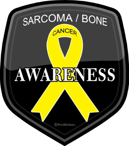 ProSticker 2508 (One) 4" Cancer Awareness Series Sarcoma/Bone Decal Sticker