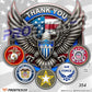 Thank You All Military Branches Decal ProSticker 354