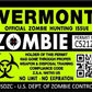 ProSticker 1255 (Two Pack) 3"x 4" Zombie Series Vermont Hunting License Permit Decal Sticker